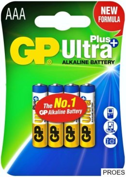Bateria alkaliczna GP ULTRA PLUS LR03 AAA 1,5V (4) 24AUP-U4 (X)