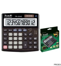 Kalkulator dwuliniowy TOOR TR-310DB-W 10-pozycyjny 120-1904 (X)