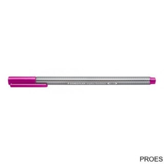 Cienkopis triplus, trójkątny, 0.3 mm, cyklamen, Staedtler S 334-61