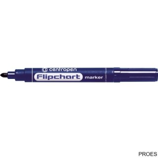 Marker FLIPCHART 8550 niebiesk okrągły CENTROPEN
