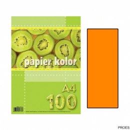 Papier xero A4-100 pomar. FLUO KRESKA