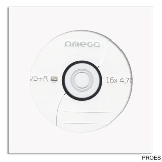 Płyta OMEGA DVD+R 4,7GB 16X KOPERTA (10) OMD16K+