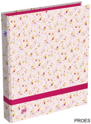 Segregator ringowy FLORAL A4 grzbiet 40mm wzór kwiatowy 400113679 OXFORD