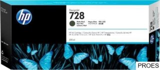 Tusz HP 728 (F9J68A) czarny matowy 300ml