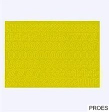 Cyfry samoprzylepne 2cm (8) j.żółte ARTDRUK