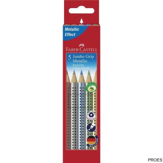 Kredki JUMBO GRIP METALLIC 5kol. FC 110993 (X)