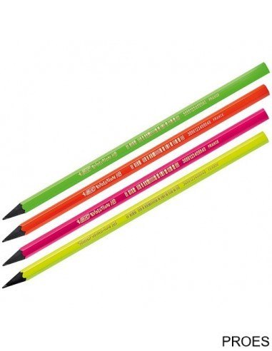 Ołówek EVOLUTION FLUO bez gumki 940757 BIC