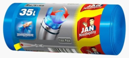 JAN NIEZBĘDNY Worki HD Easy-pack niebieskie wiązane 35l 30 szt. 32331