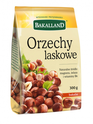 Orzechy laskowe 300g BAKALLAND