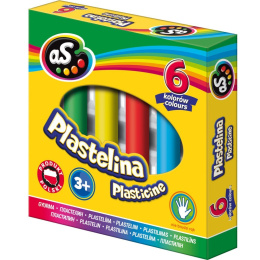 Plastelina AS 6 kolorów, 303219001