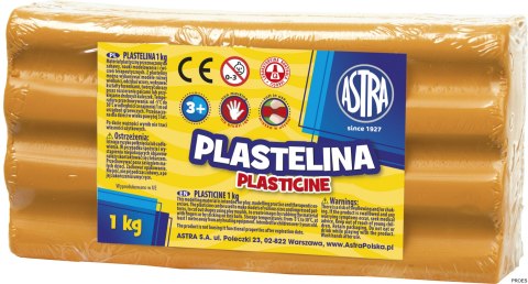 Plastelina Astra 1 kg pomarańczowa, 303111005