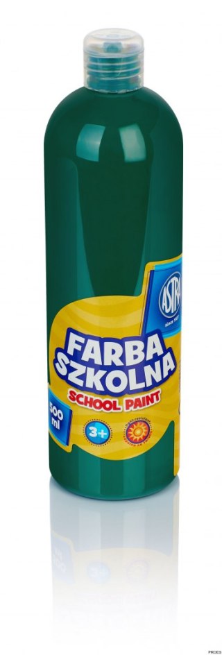 Farba szkolna Astra 500 ml - zielona ciemna, 301109005