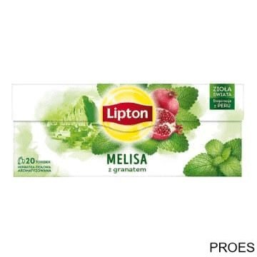 Herbata LIPTON MELISA Z GRANATEM 20t ziołowa