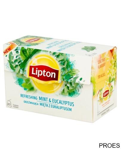 Herbata LIPTON MIĘTA Z EUKALIPTUSEM 20 saszetek