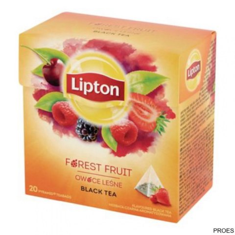 Herbata LIPTON PIRAMID FOREST FRUIT owoce leśne (20 saszetek)