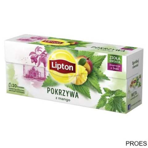 Herbata LIPTON POKRZYWA Z MANGO 20t ziołowa