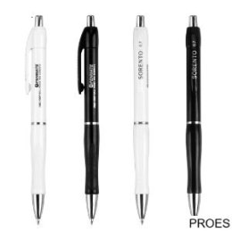 Długopis SORENTO BLACK&WHITE 0.7 wkład niebieski 7164