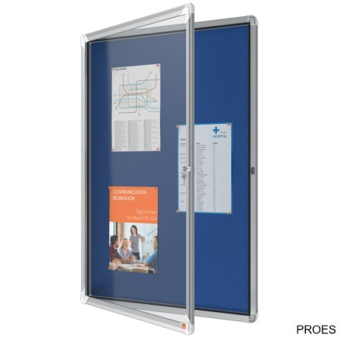 Gablota filcowa wewnętrzna Nobo Premium Plus 9xA4, niebieska1902556 Gablota filcowa wewnętrzna Nobo Premium Plus 9xA4, niebieska1902556