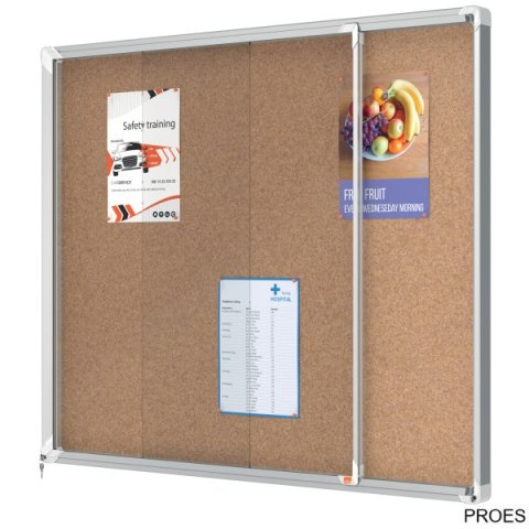 Gablota korkowa Nobo Premium Plus 15xA4 (drzwiczki przesówne) 1915332 Gablota korkowa Nobo Premium Plus 15xA4 (drzwiczki przesówne) 1915332
