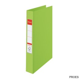Segregator Esselte A4 z 4 kółkami, grzbiet 42 mm, zielony, , 14461