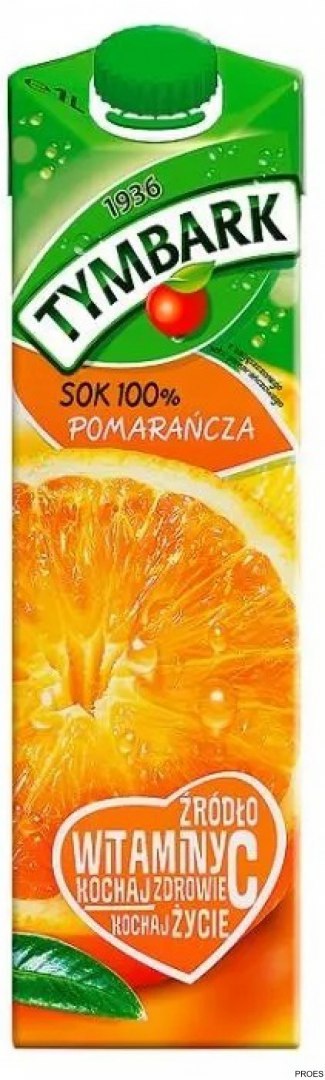 Sok TYMBARK pomarańczowy 1L KARTON Sok TYMBARK pomarańczowy 1L KARTON