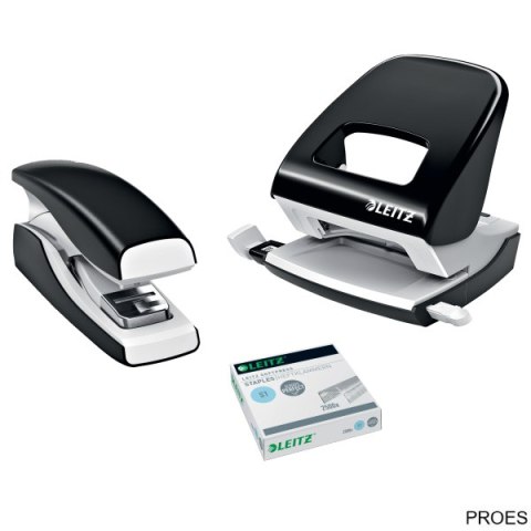 Zszywacz LEITZ New NeXXt Softpress Flat Clinch czarny 56030095 Zszywacz LEITZ New NeXXt Softpress Flat Clinch czarny 56030095