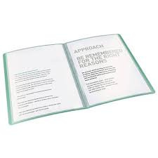 Album ofertowy Esselte ColourBreeze, z 40 koszulkami, zielony 626228 Esselte