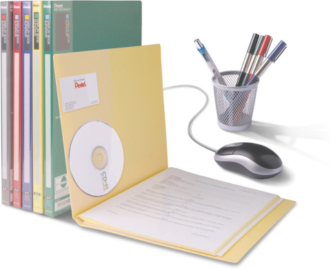 Album ofertowy SUPERIOR, 20 kieszeni czerwony DCF142-B PENTEL Album ofertowy SUPERIOR, 20 kieszeni czerwony DCF142-B PENTEL