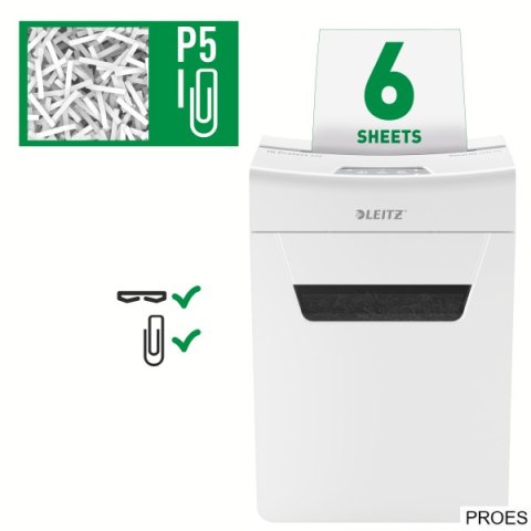 Niszczarka Leitz IQ Protect 10 P5, 10 kartek, 18 l kosz 80950000 Niszczarka Leitz IQ Protect 10 P5, 10 kartek, 18 l kosz 80950000