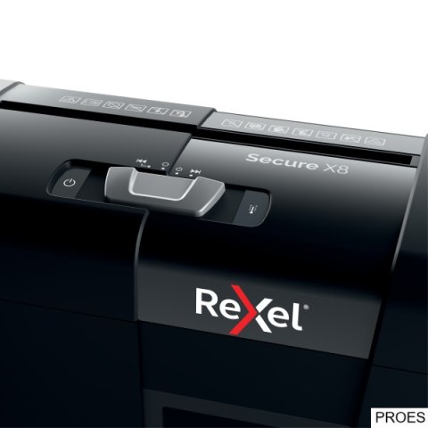 Niszczarka Rexel Secure X8 (P-4), 8 kartek, 14 l kosz, 2020123EU Niszczarka Rexel Secure X8 (P-4), 8 kartek, 14 l kosz, 2020123EU