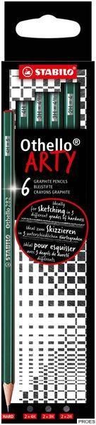 Ołówek STABILO OTHELLO Hard 6szt. ARTY twardy 282/6-21-2-20