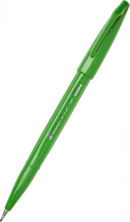 Pisak pędzelkowy do kaligrafii zielony SES15-D PENTEL