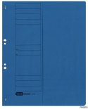 Skoroszyt kartonowy ELBA 1/2 A4, oczkowy, niebieski, 100551876