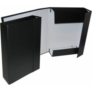 Teczka biurowa 243x325x70 czarna 1824-331026 WARTA