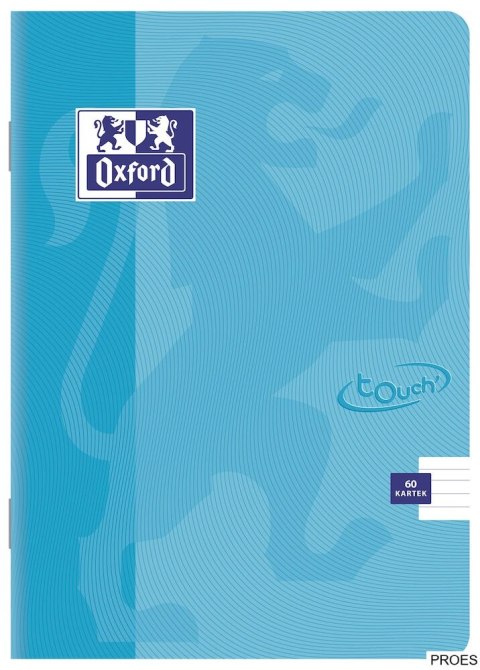 Zeszyt A5 60k, linia z marginesem, OXFORD, TOUCH PASTEL 400123214 Zeszyt A5 60k, linia z marginesem, OXFORD, TOUCH PASTEL 400123214