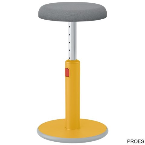 Ergonomiczny stołek Leitz Ergo Cosy, żółty 65180019