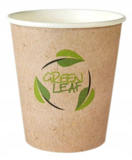 Kubki papierowe Green Leaf 250 ml op 50 szt. LV-8-GR