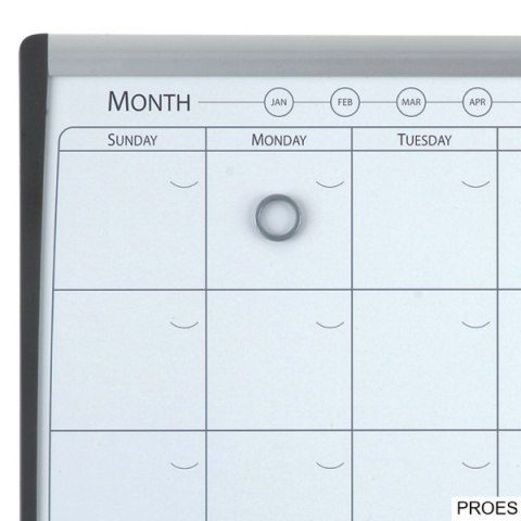 Magnetyczny planer miesięczny Nobo, 585 x 430 mm, 1903813