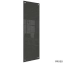 Mała podłużna szklana tablica suchościeralna Nobo Home 300x900mm, czarna 1915610