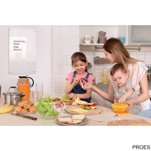 Tablica akrylowa suchościeralna do zawieszania na ścianie Nobo Home 600x450mm 1915621 Tablica akrylowa suchościeralna do zawieszania na ścianie Nobo Home 600x450mm 1915621