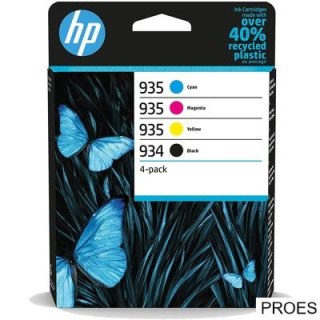 Zestaw Tuszy HP 934/935 (6ZC72AE) CMYK
