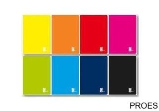 Zeszyt A5 16k kratka UV KOL.401 ONE COLOR INTERDRUK