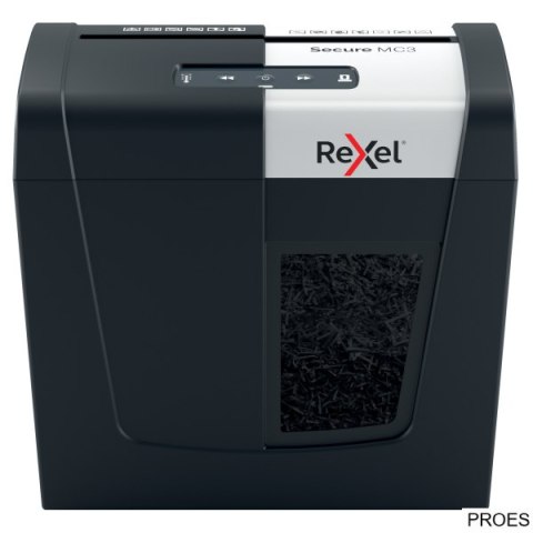 Niszczarka Rexel Secure MC3, (P-5), 3 kartki, 10 l kosz, 2020128EU