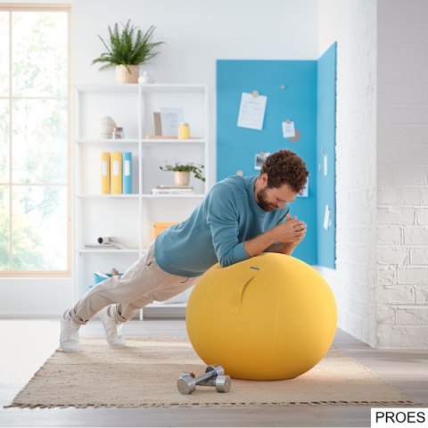 Piłka do siedzenia Leitz Ergo Cosy, żółta 52790019 Piłka do siedzenia Leitz Ergo Cosy, żółta 52790019