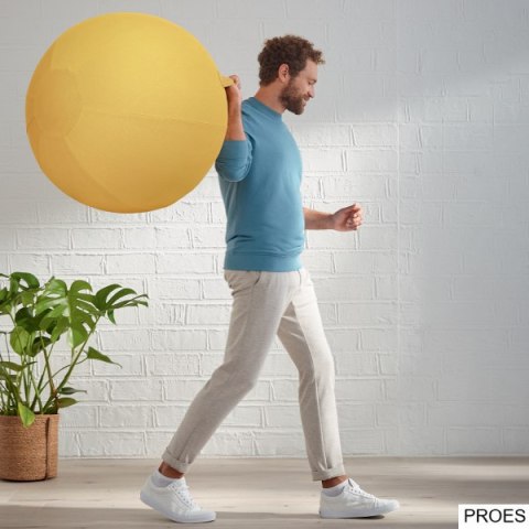 Piłka do siedzenia Leitz Ergo Cosy, żółta 52790019 Piłka do siedzenia Leitz Ergo Cosy, żółta 52790019