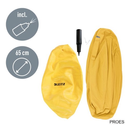 Piłka do siedzenia Leitz Ergo Cosy, żółta 52790019 Piłka do siedzenia Leitz Ergo Cosy, żółta 52790019