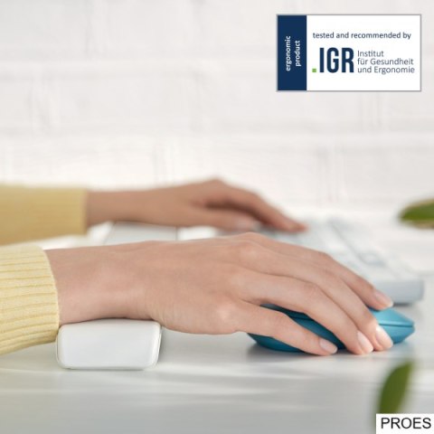 Podkładka pod nadgarstek Leitz Ergo Cosy, jasno szara 64830085 Podkładka pod nadgarstek Leitz Ergo Cosy, jasno szara 64830085