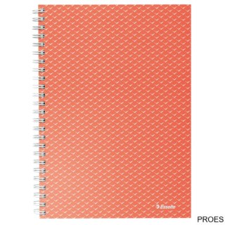 Kołonotatnik ColourBreeze A5, w kratkę, koralowy Esselte 628468