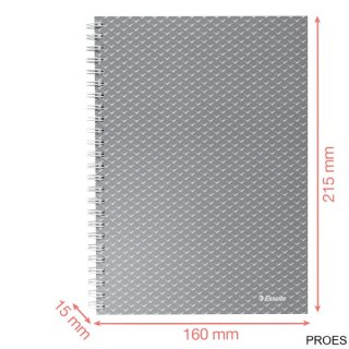 Kołonotatnik ColourBreeze A5, w kratkę, zielony Esselte 628467