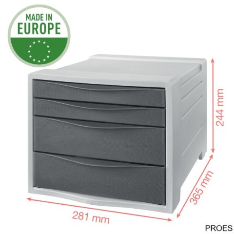 Pojemnik z szufladami Esselte ColourBreeze, lawendowy 628458 Pojemnik z szufladami Esselte ColourBreeze, lawendowy 628458